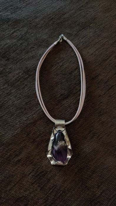 Purple Stone Necklace