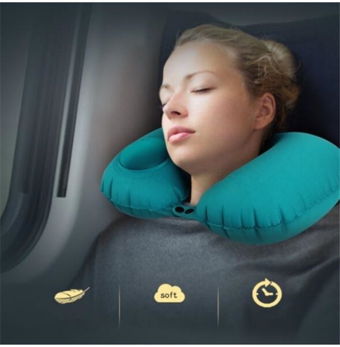 okazja PODUSZKA podróżna ROGAL z WBUDOWANĄ POMPKĄ super cena