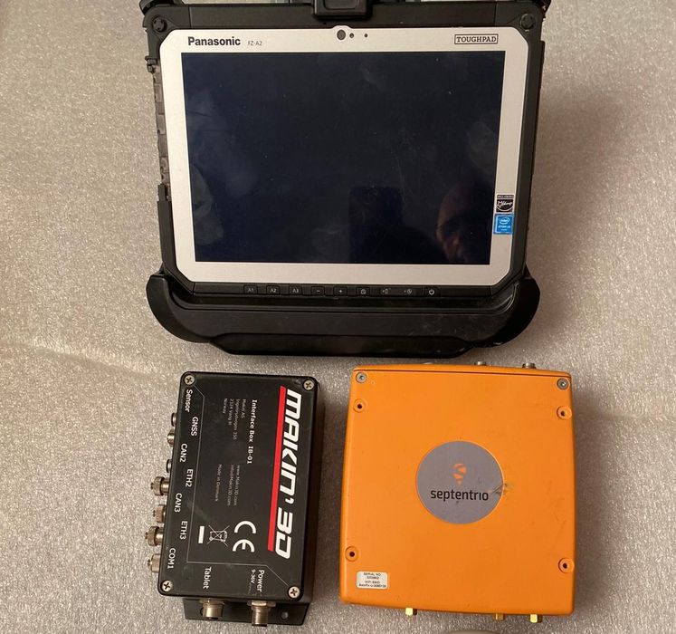 Sterowanie koparki 3d septentrio mackin