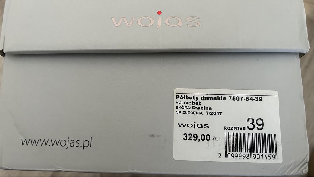 Półbuty damskie WOJAS [NOWE]