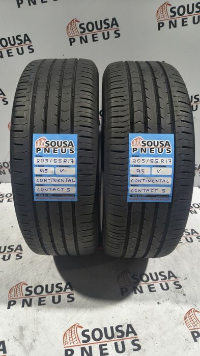 2 pneus novos 205-55R17 Continental - Oferta dos Portes
