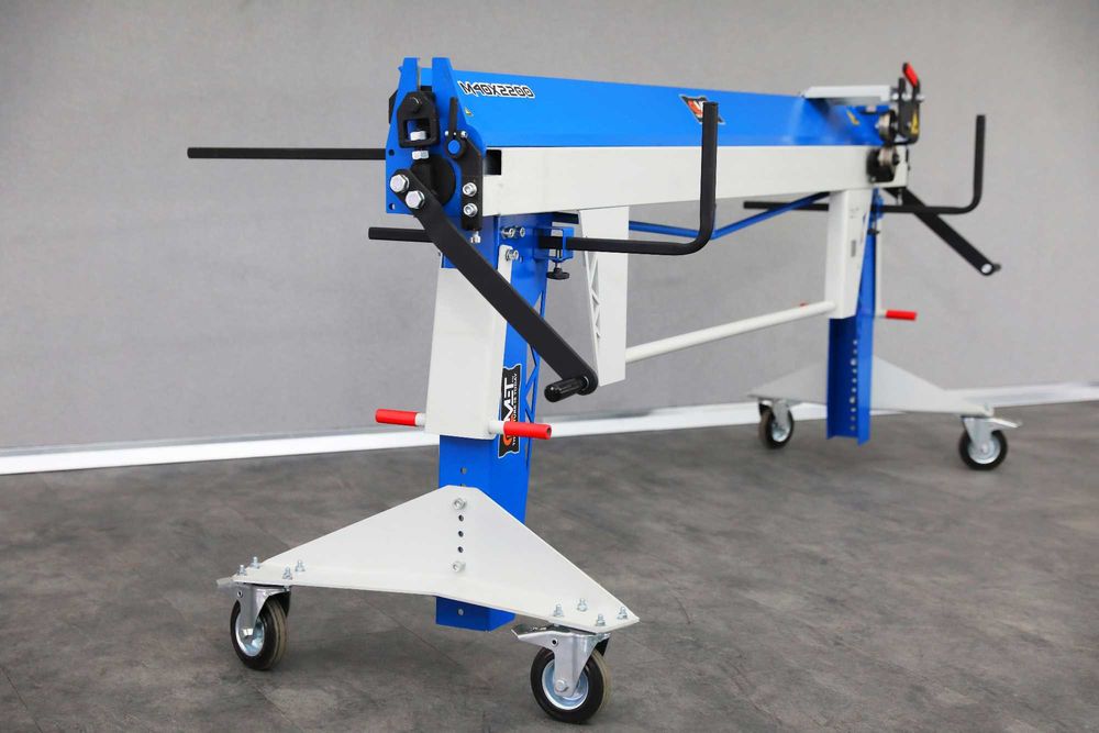 Tanio/ Mobilna giętarka do blachy 2m+nóż/Zaginarka dekarska od OLMET