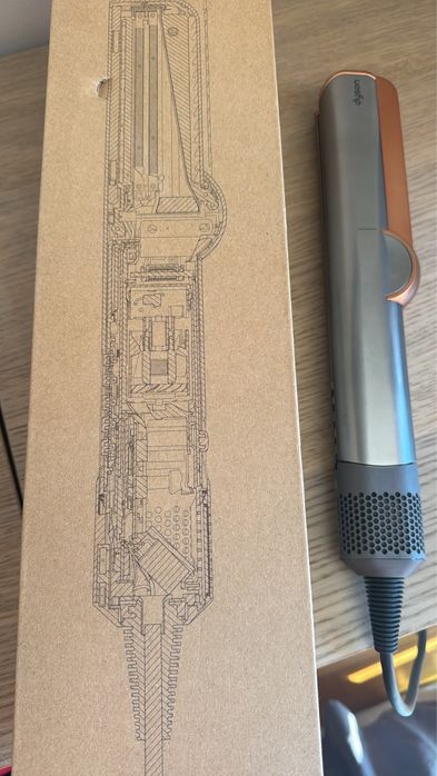 Alisador Dyson Airstrait Nickel/Copper – Quase Novo + Fatura