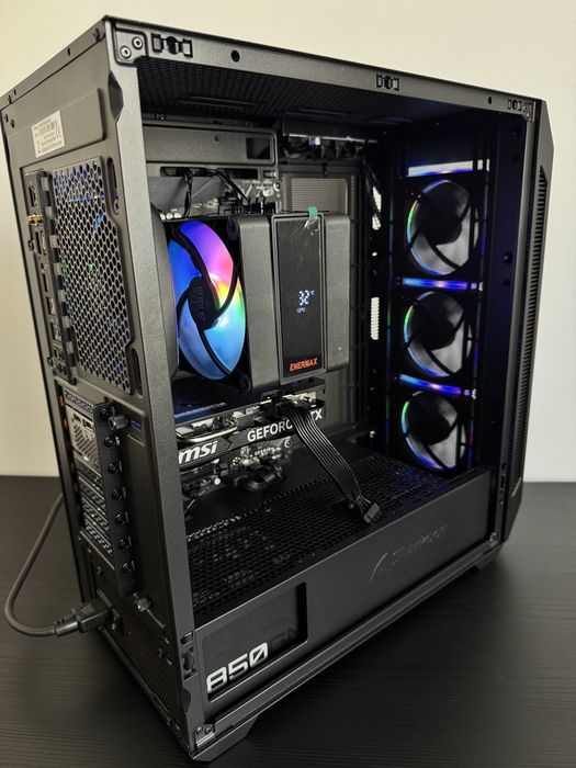 Komputer Gamingowy RTX 4060Ti, Ryzen 7 5800X, 32GB RAM, SSD 1TB, RGB, WiFi