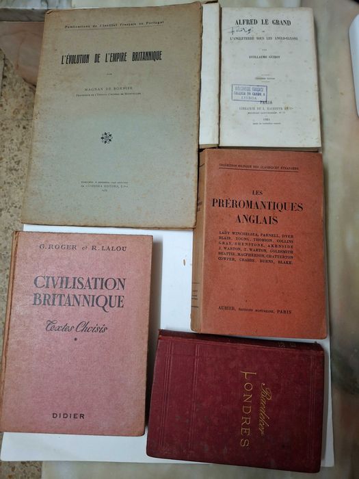 Books in French about the United Kingdom