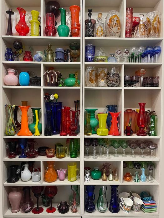 SKUP - Kolorowe Szkło - Kryształy - Porcelana - Ceramika - PRL WYCENA