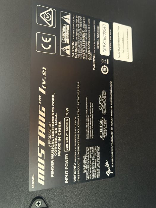 Gitara elektryczna fender+ wzmacniasz