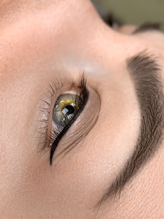 Пудрове напилення брів,стрілочка,міжвійка