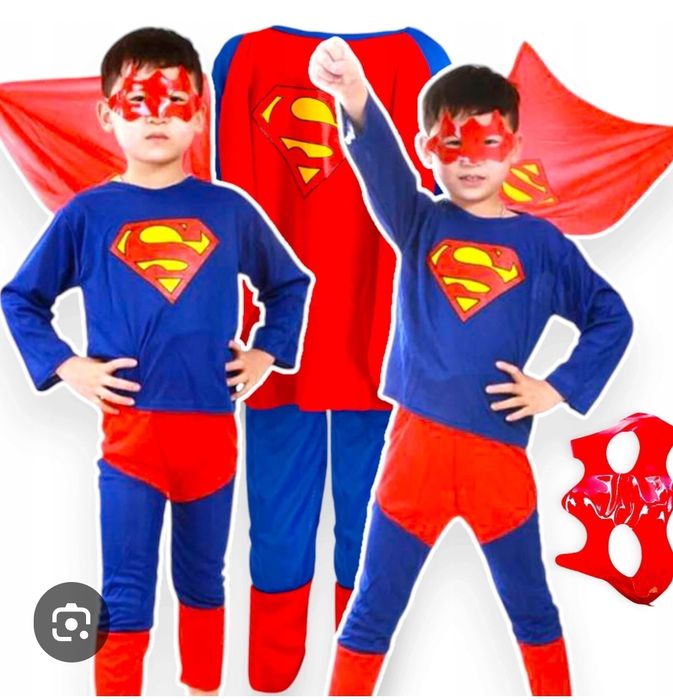 Kostium przebranie stroj 110/116 Superman