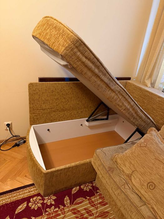 Narożnik tapicerowany do spania