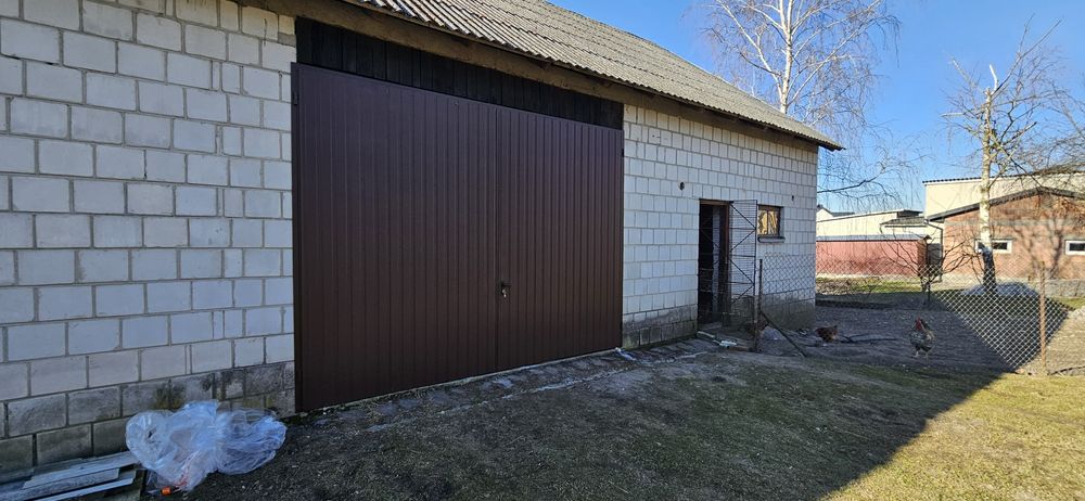 Bramy garażowe drzwi garażowe stalowe wrota wierzeje do stodoły obory