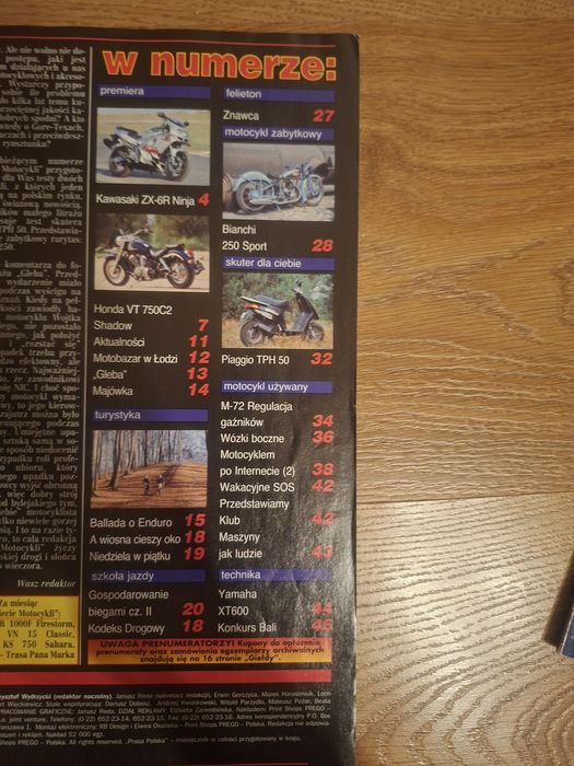 Swiat motocykli 2 numery 5/97 i 6/97