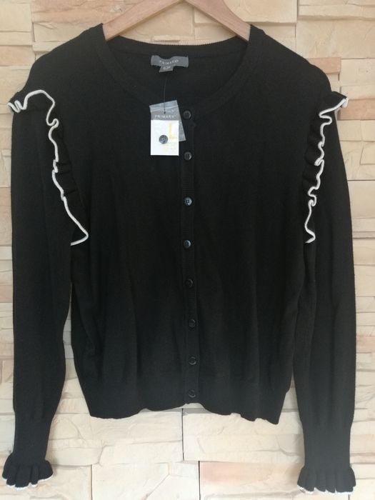 Nowy czarny rozpinany sweterek Primark r. L