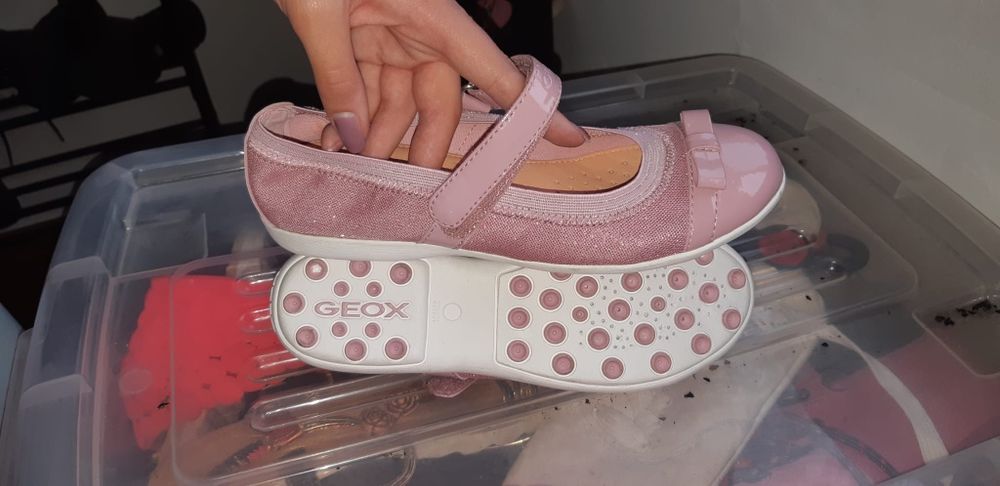 Sapatilhas/sandálias de pele geox