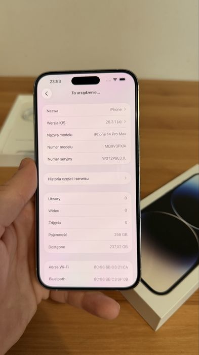 iphone 14 pro max 256gb 77% bat stan idealny
