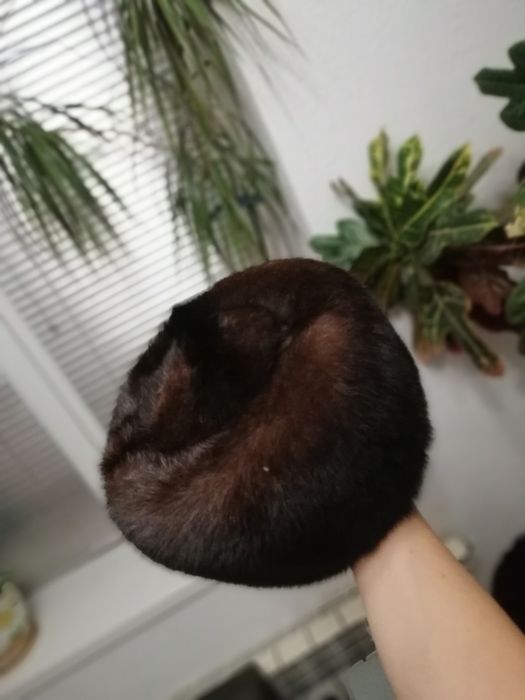 Норковая шапка женская