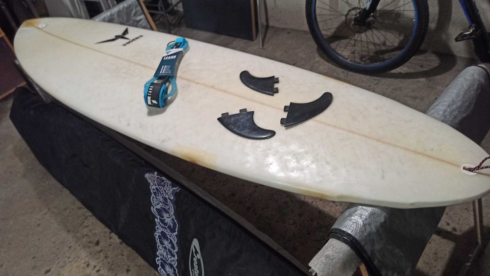 Fishtail 6.4 Malibu 6.2 evolution funboard prancha de surf nsp FCS