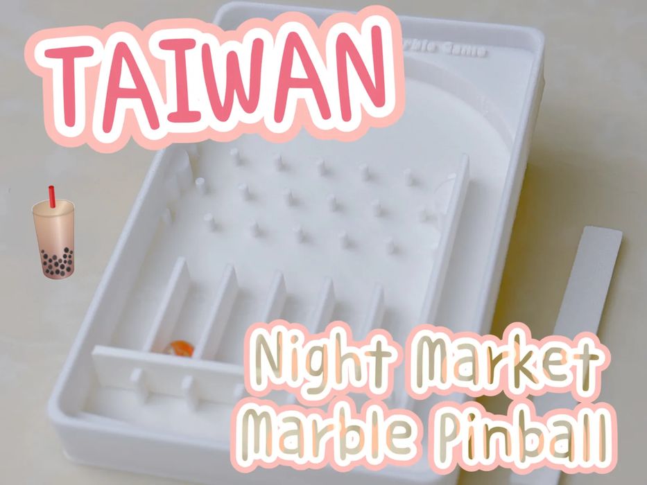 Máquina de Pinball "Feira de Noite de Taiwan" com Rolamentos