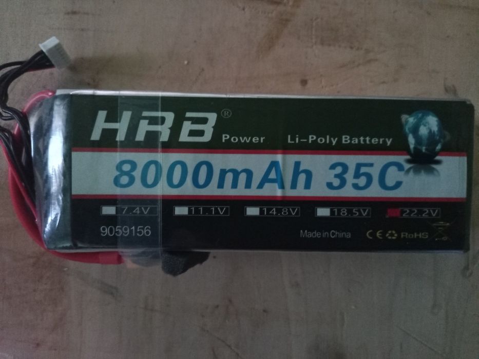 Li-Po акумулятор HRB Power 8000mAh 22.2V 6S 35C