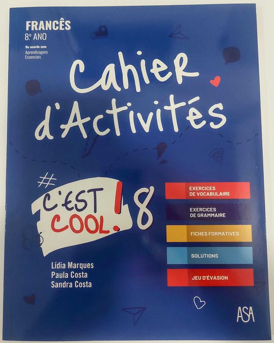 Caderno de Atividades várias disciplinas 8.º Ano – Impecável