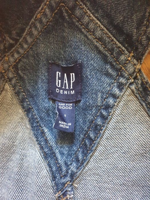 Джинсовый комбинезон - шорты ромпер GAP, S (6/7)