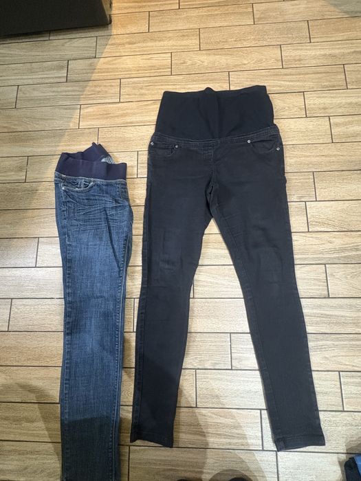 Spodnie ciążowe r. 40 2 pary wygodne niezniszczone