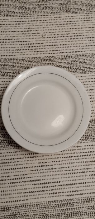 Conjunto 7 pratos de sobremesa e duas chávenas SPAL