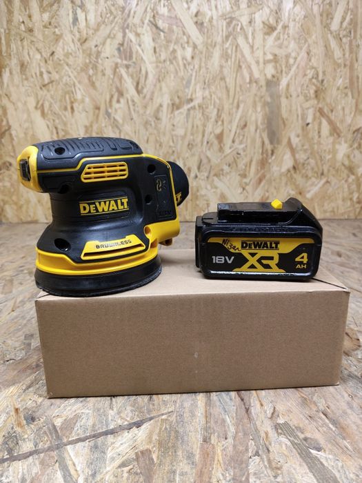 Szlifierkia mimośrodowa DeWalt 125 mm dcw210 + aku 4 ah