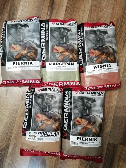 5x 1kg zanęta wędkarska nowa różne smaki