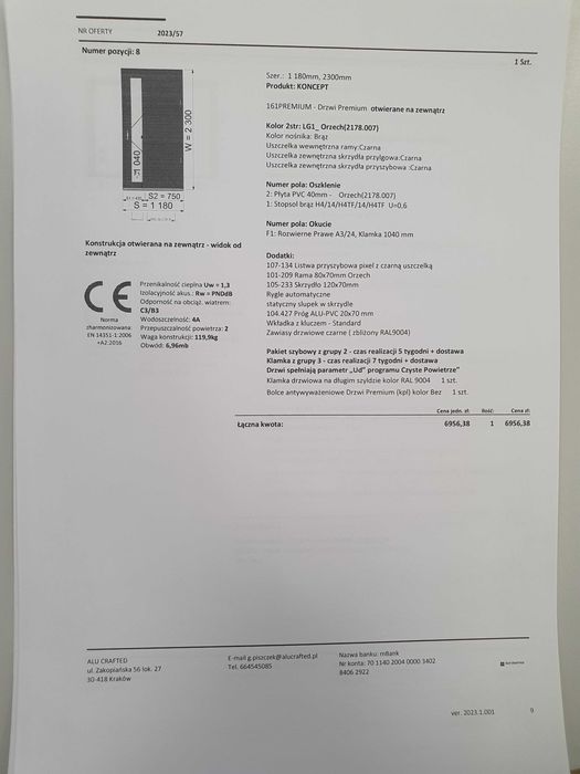 Drzwi Oknoplast KONCEPT