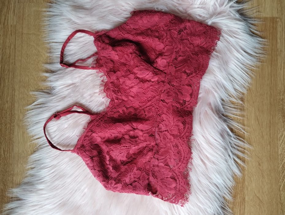 Burgundowy top Missguided