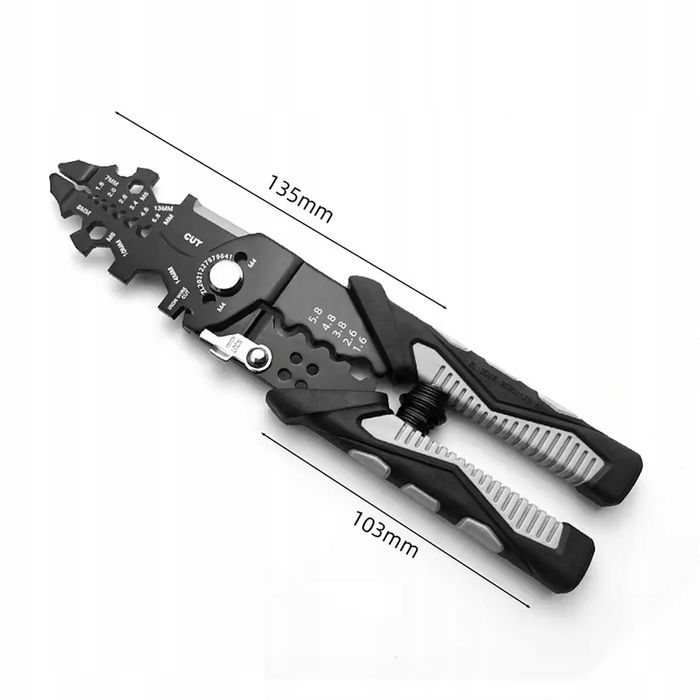 Szczypce Elektryczne 210 mm – 25w1 | Cr-V | 240 g | 1.6–5.8 mm