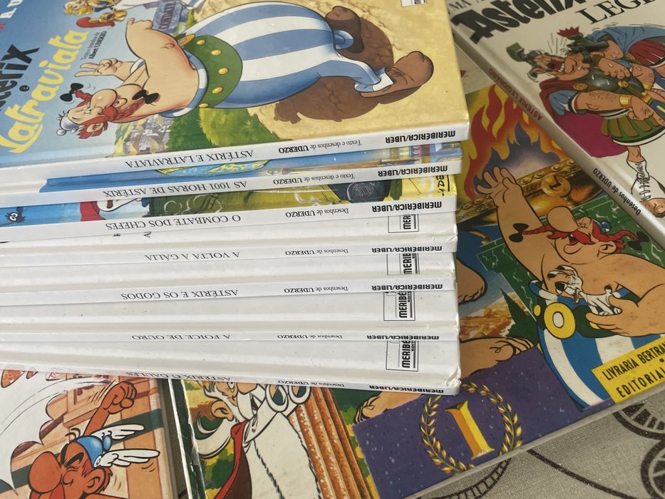 Coleção 7 Livros Astérix (Edição Capa Dura - Meribérica)