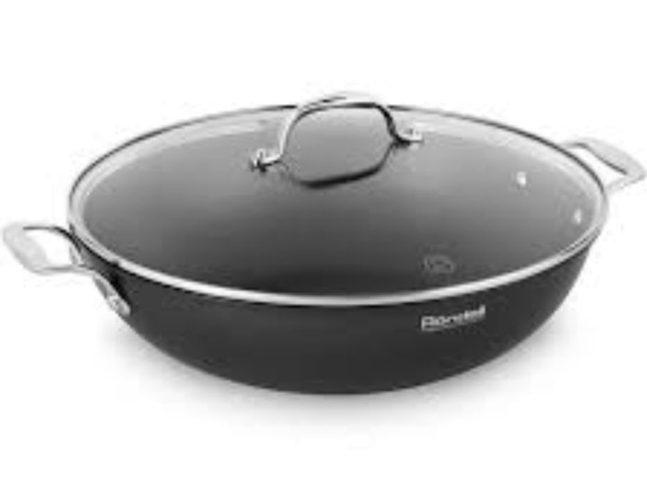 Сковорода вок с крышкой