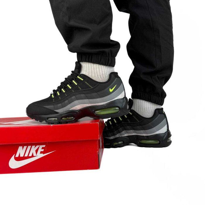 АКЦІЯ! Кросівки Nike Air max 95 grey neon 41 - 46