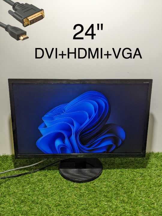 Мониторы 24" DVI-HDMI Количество!: 1 700 грн. - Мониторы Днепр на Olx