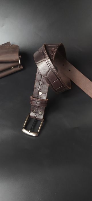 Кожаный ремень мужской, женский | ремінь шкіряний, ручная работа