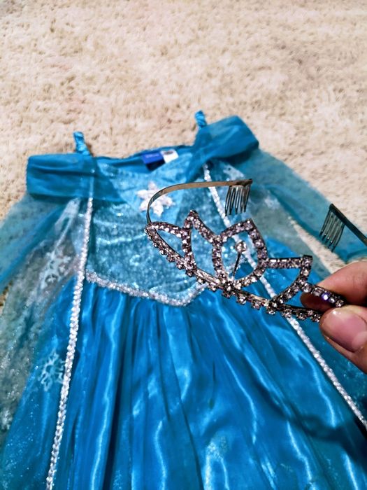 Сукня платье плаття карнавальний новорічний костюм Ельзи Disney