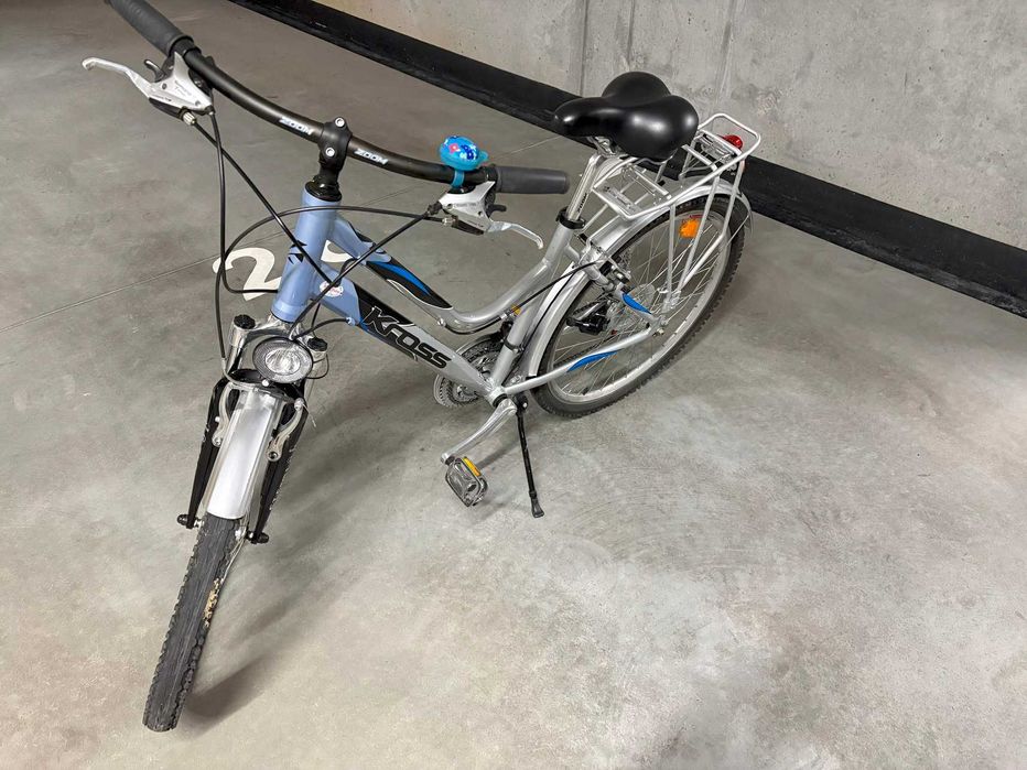 rower Kross damka M 26" - dynamo przód/tył - stan bardzo dobry