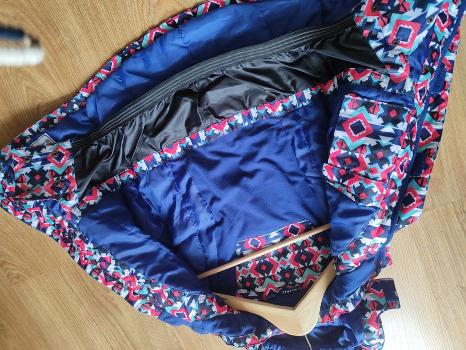 Kurtka narciarska zimowa dziecięca unisex 122/128