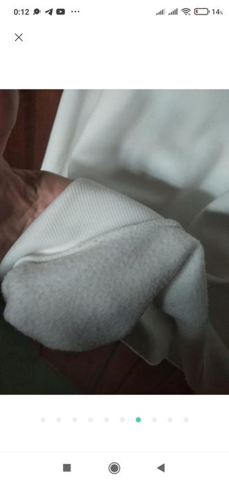 Белое худи унисекс оверсайз плюс сайз Xl/3XL