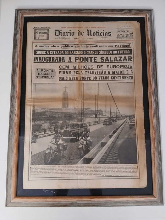Jornal diário noticias inauguração ponte salazar completo