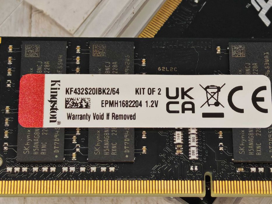 Kingston FURY 64GB (2x32GB) 3200MHz CL20 Impact PnP laptop - DDR4 TOP