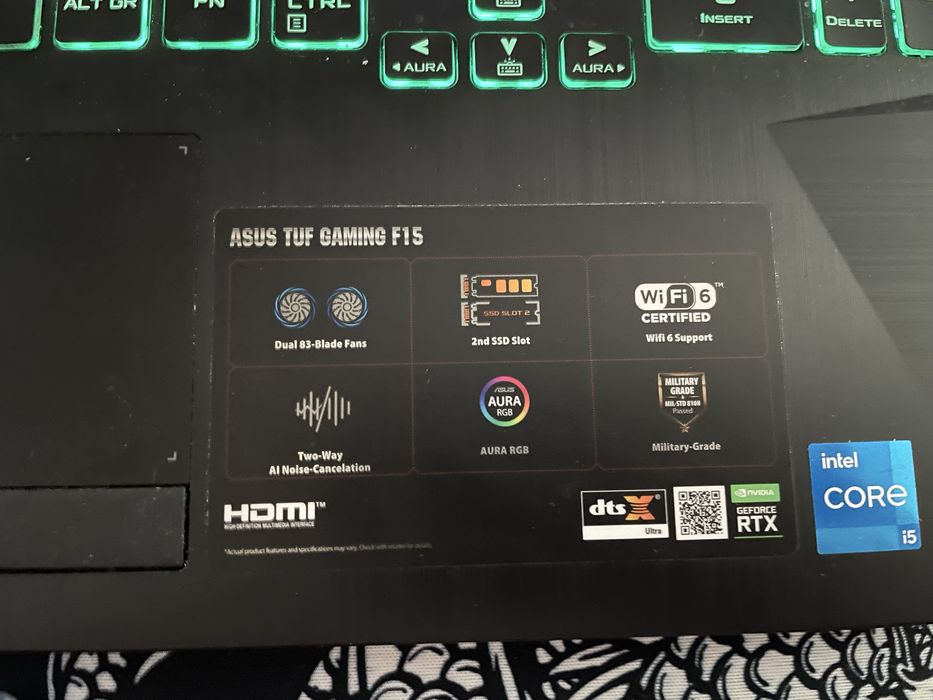 Asus Tuf F15 gaming