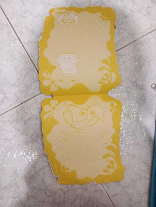 Kit de desenhos do spongebob