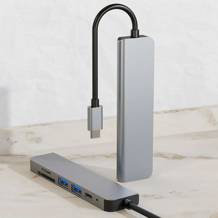 Hub adapter USB-C 8w1 to uniwersalny rozdzielacz H5