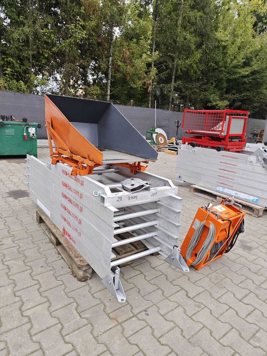 Winda drabina dekarska Geda LIFT + gruzownik 11m 230V wciągarka Nr.27