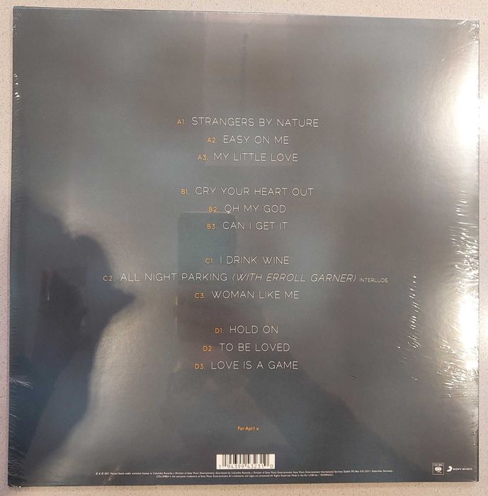 Adele 30 Winyl Limited Edition White Vinyl 2LP nowa w folii fabrycznej