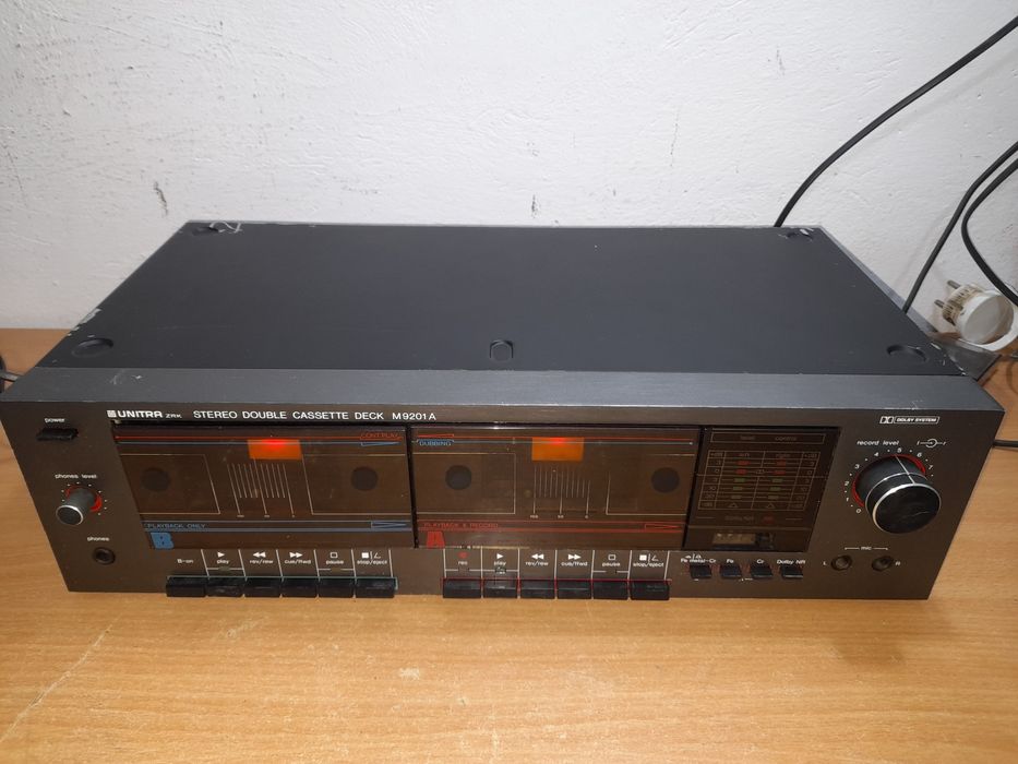 Wieża Unitra amplituner AT 9115 deck M1902A