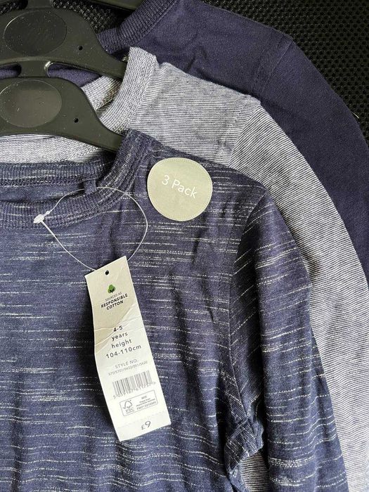 Набір регланів 3шт George 4-5 (104-110)